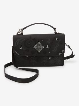 Wednesday Embroidered Icons Crossbody Bag, , hi-res